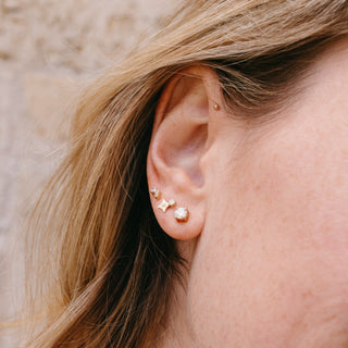 Diamond Claw Prong Studs