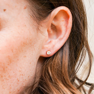 Diamond Claw Prong Studs