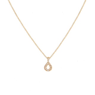 Diamond Studded Drop Necklace