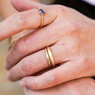 Tapered Cluster Five Diamond Ring