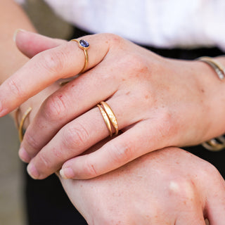 Tapered Cluster Triple Diamond Ring