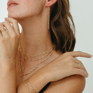 Rainwater Handmade Chain Necklace