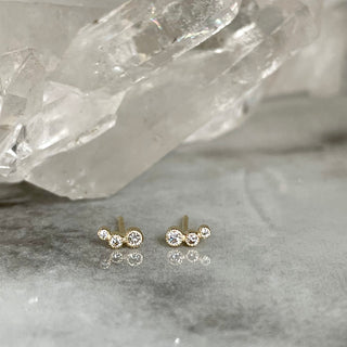 Comet Diamond Studs