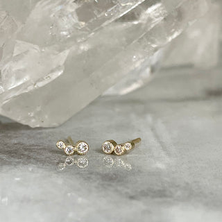 Comet Diamond Studs