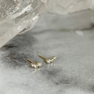 Comet Diamond Studs