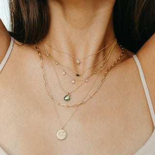 Triple Diamond Celestial Necklace