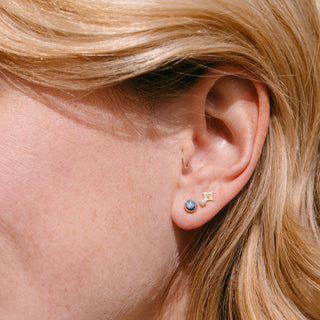 Star Sapphire Simplicity Studs