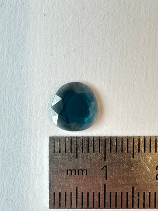 For Camilla - Blue Grey Spinel Double Drop Necklace