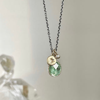 Juicy Emerald Charm Necklace